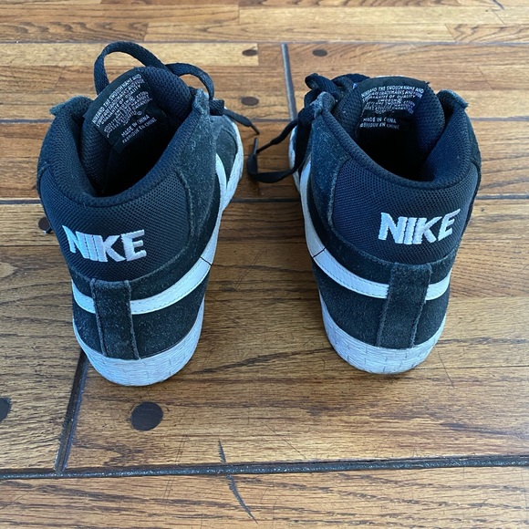 Black Suede Nike High Top - Picture 2 of 7